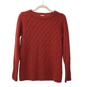 J. Crew Factory Wool Blend Cable Knit Sweater Size XS